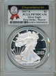 2017-S $1 Silver Eagle Congratulations Set First Strike Denver PR70DCAM