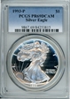 1993-P $1 Silver Eagle PR69DCAM