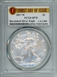 2017-W $1 Burnished Silver Eagle First Day of Issue 1 of 1,000 SP70