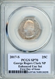 2017-S 25C George Rogers Clark NP Enhanced Unc Set FDI Denver 1 of 1000 SP70