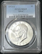 1973-S $1 Silver MS68