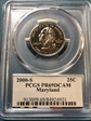 2000-S 25C Maryland PR69DCAM