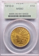 1910-D $10 MS60