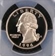1996-S 25C PR70DCAM