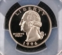 1996-S 25C PR70DCAM