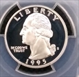 1995-S 25C Silver PR70DCAM