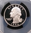 1994-S 25C Silver PR70DCAM
