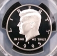 1995-S 50C Silver PR70DCAM