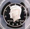 1995-S 50C Silver PR70DCAM