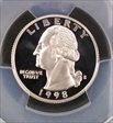 1998-S 25C Silver PR70DCAM