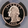1998-S 25C PR70DCAM