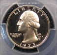 1973-S 25C PR69DCAM