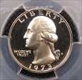 1973-S 25C PR69DCAM