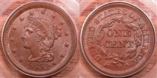 1853 1C MS64BN