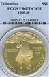 1992-P $1 Columbus PR67DCAM