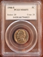 1946-S 5C MS66FS