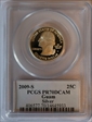 2009-S 25C Guam Silver PR70DCAM