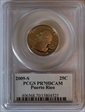 2009-S 25C Puerto Rico PR70DCAM