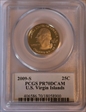 2009-S 25C U.S. Virgin Islands PR70DCAM
