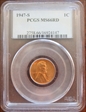 1947-S 1C MS66RD