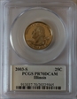 2003-S 25C Illinois PR70DCAM