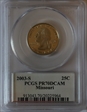 2003-S 25C Missouri PR70DCAM