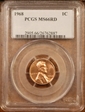 1968 1C MS66RD