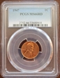 1947 1C MS66RD