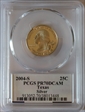 2004-S 25C Texas Silver PR70DCAM
