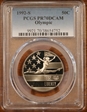 1992-S 50C Olympic PR70DCAM