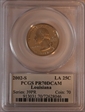 2002-S 25C Louisiana PR70DCAM