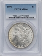 1896 $1 MS66