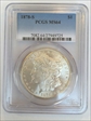 1878-S $1 MS64