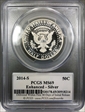2014-S 50C Enhanced - Silver 50th Anniversary Set First Strike MS69