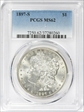 1897-S $1 MS62