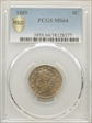 1889 5C MS64