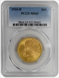 1910-D $10 MS63