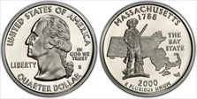 2000-S 25C Massachusetts Silver PR69DCAM