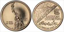 2018-D $1 American Innovation Series  Position B - Washington-Signed 1st Patent FS MS67