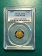 1849 G$1 Closed Wreath AU55