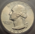 1950-D 25C MS66