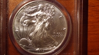 2014 $1 Silver Eagle First Strike MS70