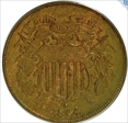 1864 2C Large Motto MS63BN