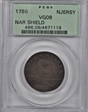 1786 NJ 1/2P Narrow Shield VG8BN