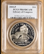 2000-P $1 Library PR69DCAM