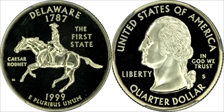 1999-S 25C Delaware PR70DCAM