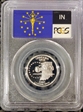 2002-S 25C Indiana Silver PR69DCAM