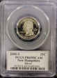 2000-S 25C New Hampshire Silver PR69DCAM