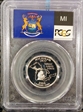 2004-S 25C Michigan Silver PR69DCAM