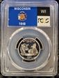 2004-S 25C Wisconsin Silver PR69DCAM